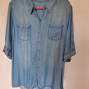 Blue chambray shirt